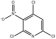 2,4,6-三氯-3-硝基吡啶 结构式