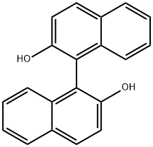 1,1'-联-2-萘酚 结构式