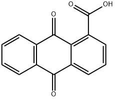 蒽醌-1-羧酸 结构式