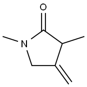 2-Pyrrolidinone,1,3-dimethyl-4-methylene-(9CI) 结构式