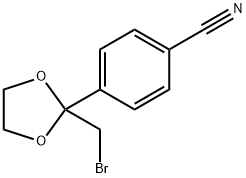 4-(2-(Bromomethyl)-1,3-dioxolan-2-yl)benzonitrile