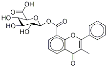 3-Methylflavone-8-carboxylic Acid Acyl--D-glucuronide 结构式