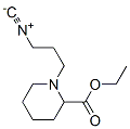 2-Piperidinecarboxylicacid,1-(3-isocyanopropyl)-,ethylester(9CI) 结构式