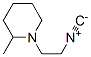 Piperidine, 1-(2-isocyanoethyl)-2-methyl- (9CI) 结构式