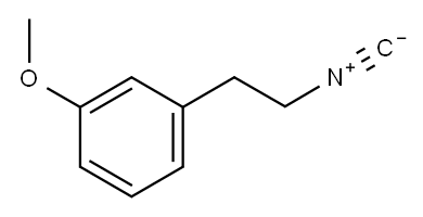 3-甲氧基苯基乙基异腈 结构式