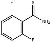 2,6-二氟苯-1-甲硫代酰胺 结构式