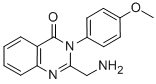 2-(AMINOMETHYL)-3-(4-METHOXYPHENYL)-4(3H)-QUINAZOLINONE 结构式