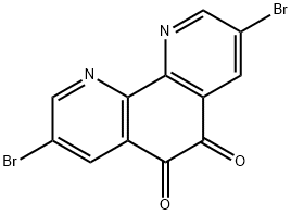 3,8-二溴-1,10-菲罗啉-5,6-二酮 结构式