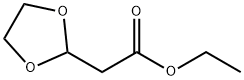 2-(1,3-二氧戊环-2-基)乙酸乙酯 结构式
