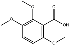 2,3,6-三甲氧基苯甲酸 结构式