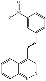 4-(m-nitrostyryl)cinnoline 结构式