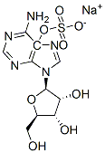 adenosine 5-monosulfate, sodium salt 结构式