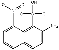 2-Amino-8-nitro-1-naphthalenesulfonic acid 结构式