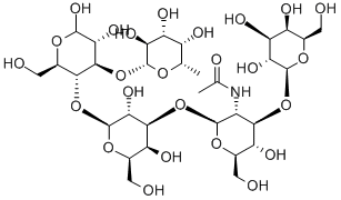 乳糖-N-岩藻五糖V 结构式