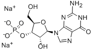 鸟苷-2'-(3')单磷酸二钠盐 结构式