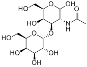 2-ACETAMIDO-2-DEOXY-3-O-(A-D-GALACTOPYRANOSYL)-D-GALACTOPYRANOSE 2-乙酰氨基-2-脱氧-3-O-(ALPHA-D-吡喃半乳糖)-D-半乳糖 结构式