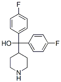alpha,alpha-bis-(4-Fluorophenyl)piperidine-4-methanol 结构式