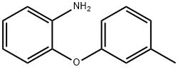 2-(3-甲基苯氧基)苯胺 结构式