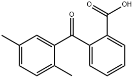 2'-甲酸基-2,5-二甲基苯甲酮 结构式