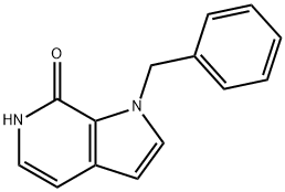 1-苄基-1,6-二氢-吡咯[2,3-C]并吡啶-7-酮 结构式