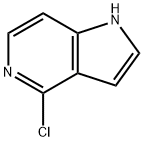 4-氯吡咯并[3,2-C]吡啶 结构式