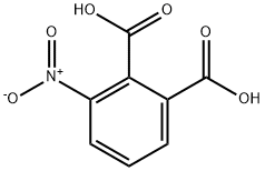 3-硝基邻苯二甲酸 结构式
