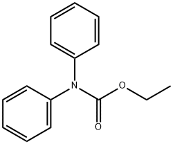 N,N-二苯基氨基甲酸乙酯 结构式