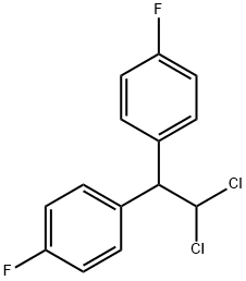 1,1'-(2,2-Dichloroethylidene)bis[4-fluorobenzene] 结构式