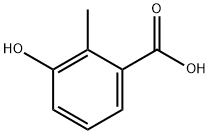 2-甲基-3-羟基苯甲酸 结构式