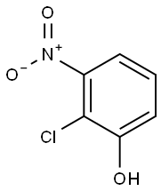 2-氯-3-硝基苯酚 结构式