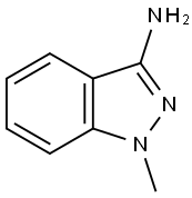 1-甲基-1H-吲唑-3-胺 结构式