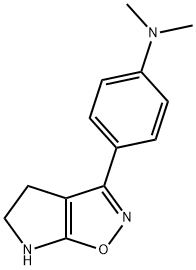 Benzenamine, 4-(5,6-dihydro-4H-pyrrolo[3,2-d]isoxazol-3-yl)-N,N-dimethyl- (9CI) 结构式