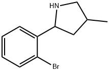 Pyrrolidine, 2-(2-bromophenyl)-4-methyl- (9CI) 结构式