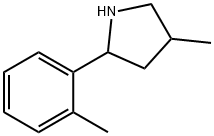 Pyrrolidine, 4-methyl-2-(2-methylphenyl)- (9CI) 结构式