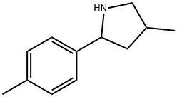 Pyrrolidine, 4-methyl-2-(4-methylphenyl)- (9CI) 结构式