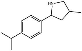 Pyrrolidine, 4-methyl-2-[4-(1-methylethyl)phenyl]- (9CI) 结构式