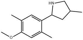 Pyrrolidine, 2-(4-methoxy-2,5-dimethylphenyl)-4-methyl- (9CI) 结构式