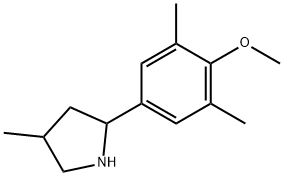 Pyrrolidine, 2-(4-methoxy-3,5-dimethylphenyl)-4-methyl- (9CI) 结构式