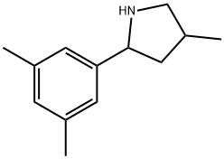Pyrrolidine, 2-(3,5-dimethylphenyl)-4-methyl- (9CI) 结构式
