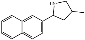 Pyrrolidine, 4-methyl-2-(2-naphthalenyl)- (9CI) 结构式
