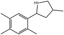 Pyrrolidine, 4-methyl-2-(2,4,5-trimethylphenyl)- (9CI) 结构式