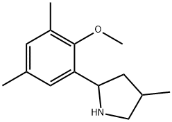 Pyrrolidine, 2-(2-methoxy-3,5-dimethylphenyl)-4-methyl- (9CI) 结构式