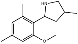 Pyrrolidine, 2-(2-methoxy-4,6-dimethylphenyl)-4-methyl- (9CI) 结构式