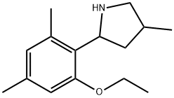 Pyrrolidine, 2-(2-ethoxy-4,6-dimethylphenyl)-4-methyl- (9CI) 结构式