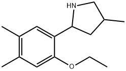 Pyrrolidine, 2-(2-ethoxy-4,5-dimethylphenyl)-4-methyl- (9CI) 结构式