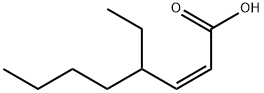 (Z)-4-乙基-2-辛烯酸 结构式