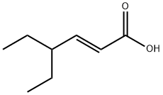 (E)-4-ethylhex-2-enoic acid 结构式