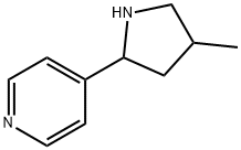 Pyridine, 4-(4-methyl-2-pyrrolidinyl)- (9CI) 结构式