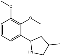 Pyrrolidine, 2-(2,3-dimethoxyphenyl)-4-methyl- (9CI) 结构式