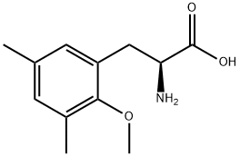 DL-2-Methoxy-3,5-dimethylphenylalanine 结构式